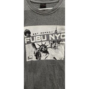 FUBU‎ the Collection Men's  L T Shirt  With Statue Of Liberty